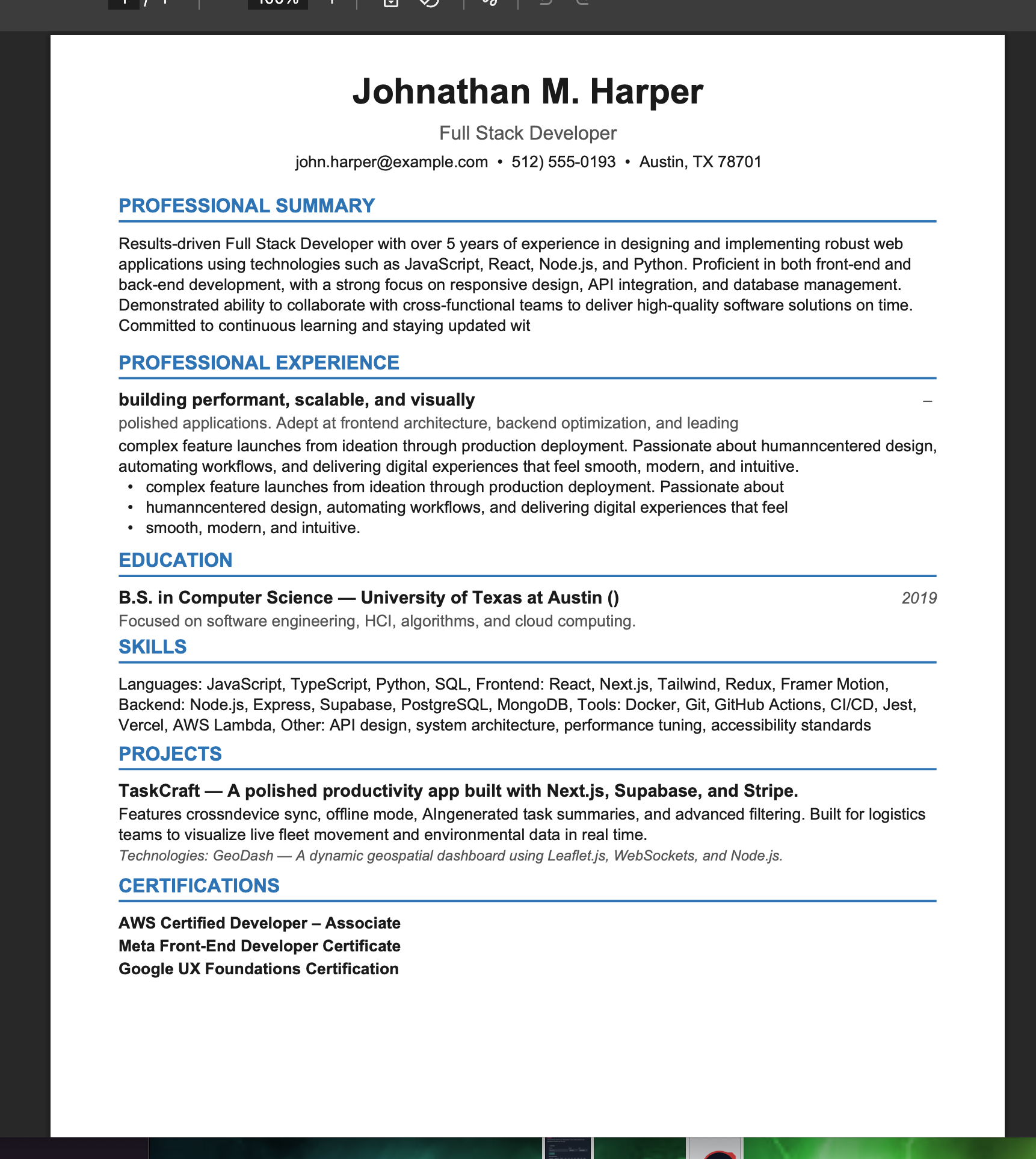 Smart ATS Resume screenshot 9