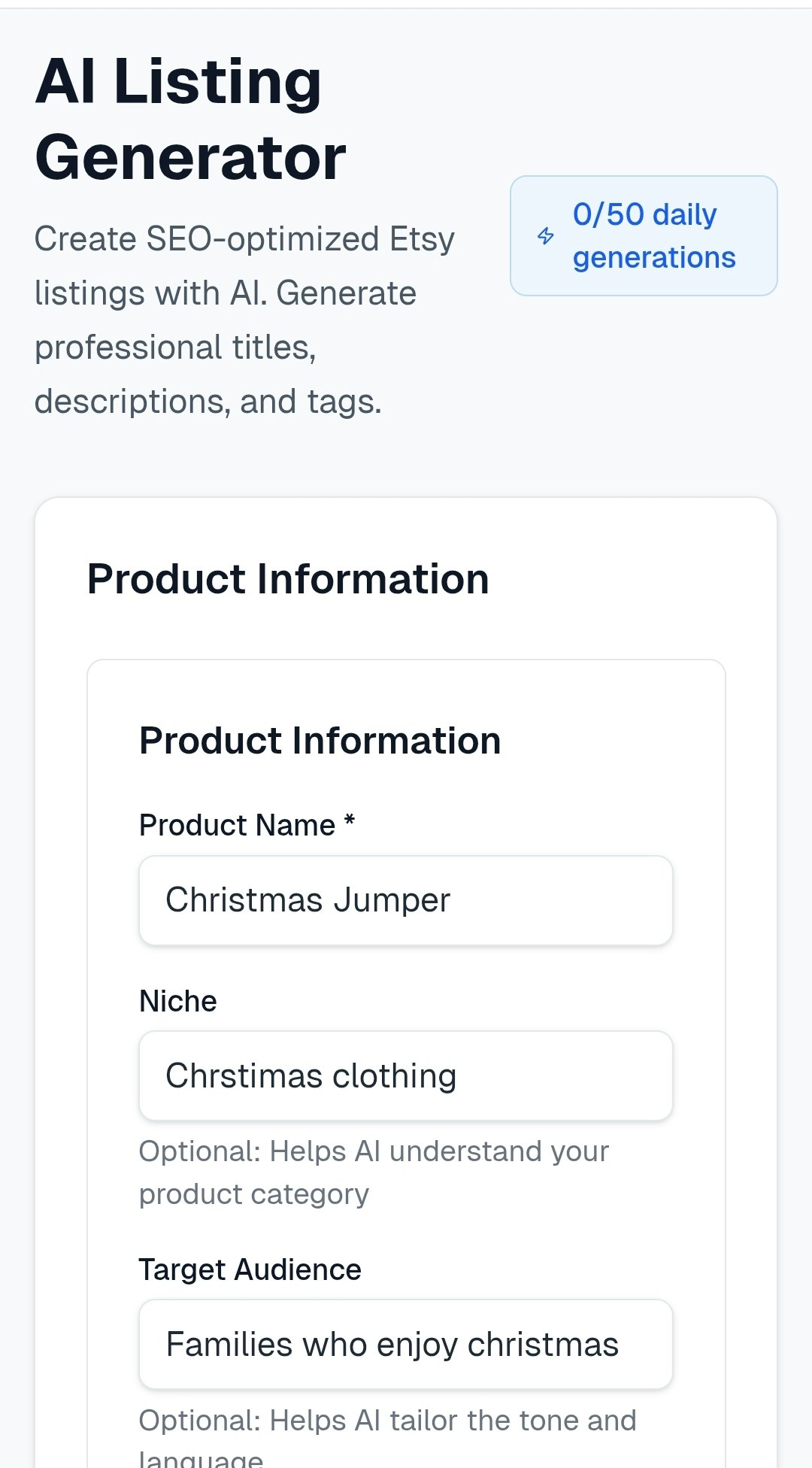 ListGenius screenshot 1