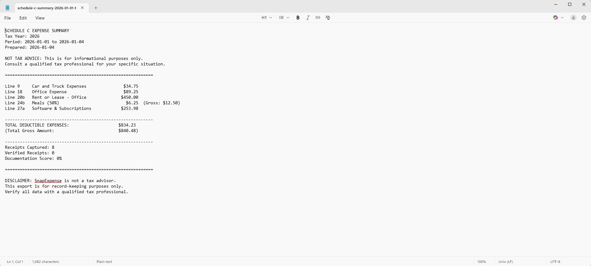 SnapExpense screenshot 7