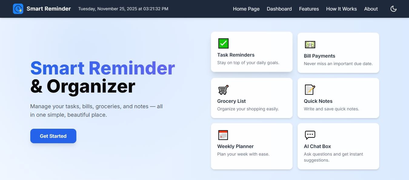 Smart Reminder & Organizer screenshot 1