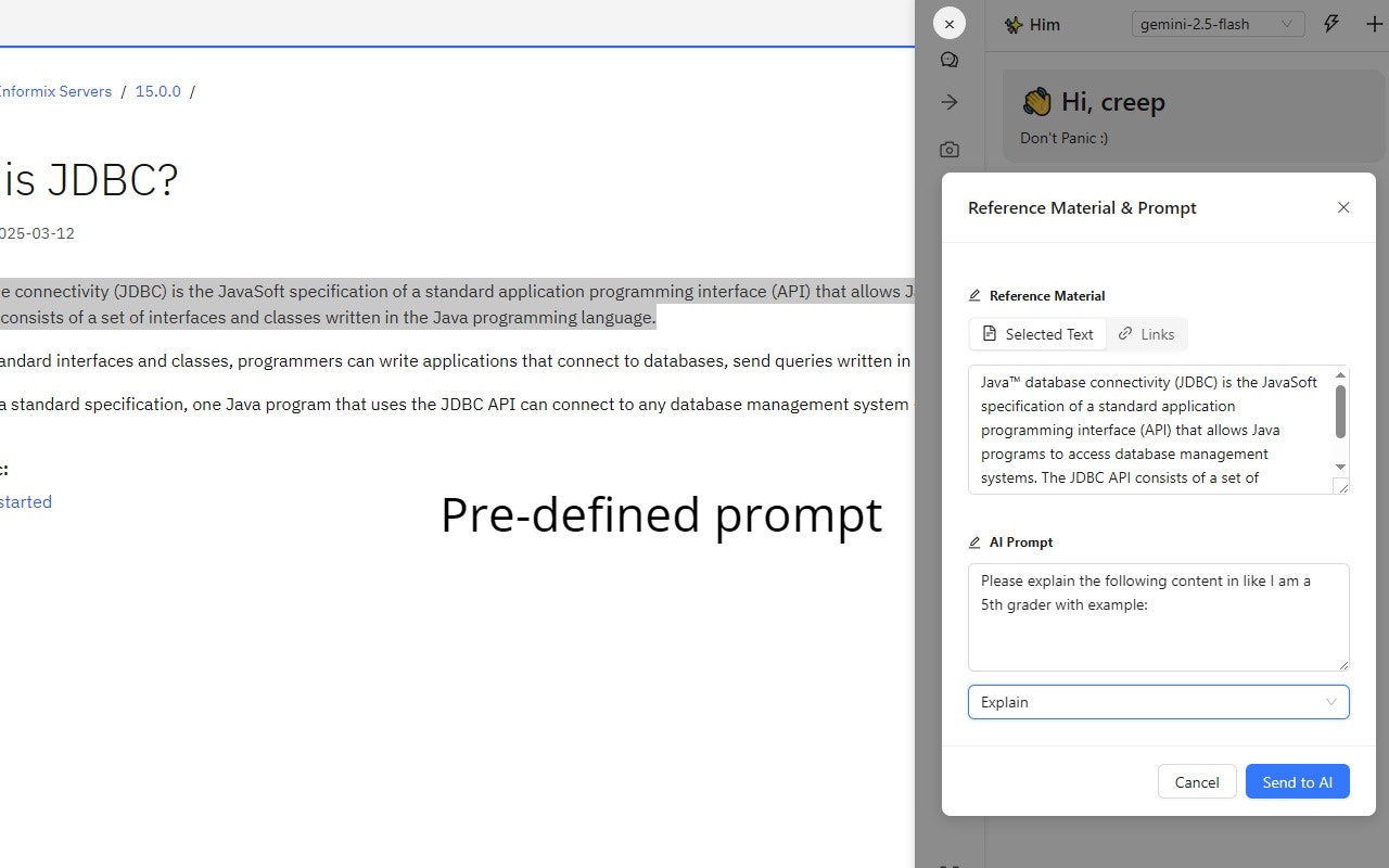 Open Source AI Chrome Extension screenshot 3