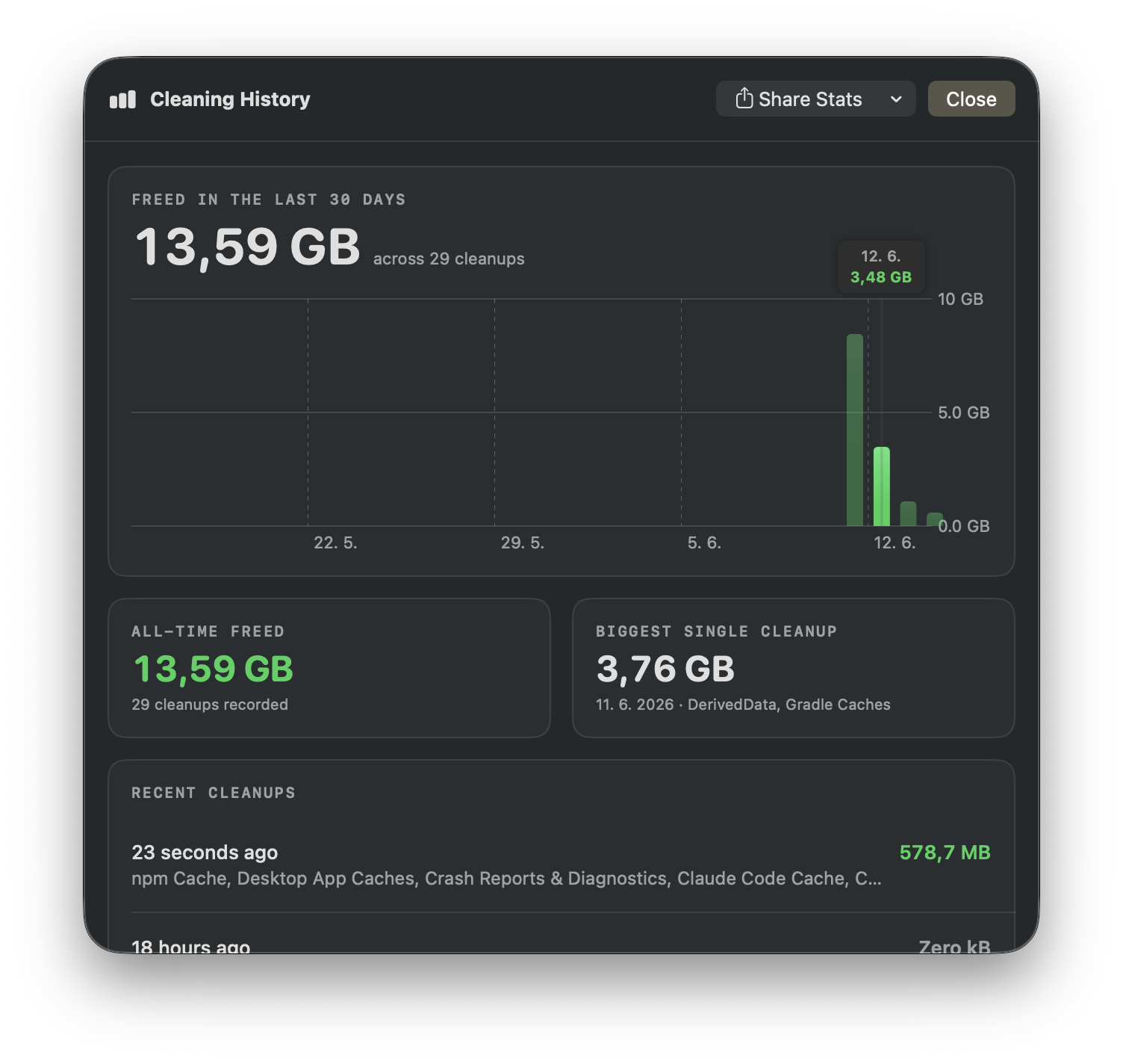 DevCleaner screenshot 8