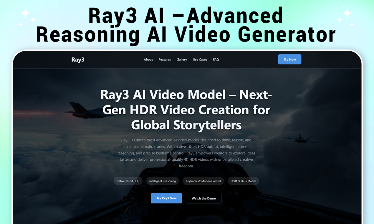 Ray3 AI screenshot 2