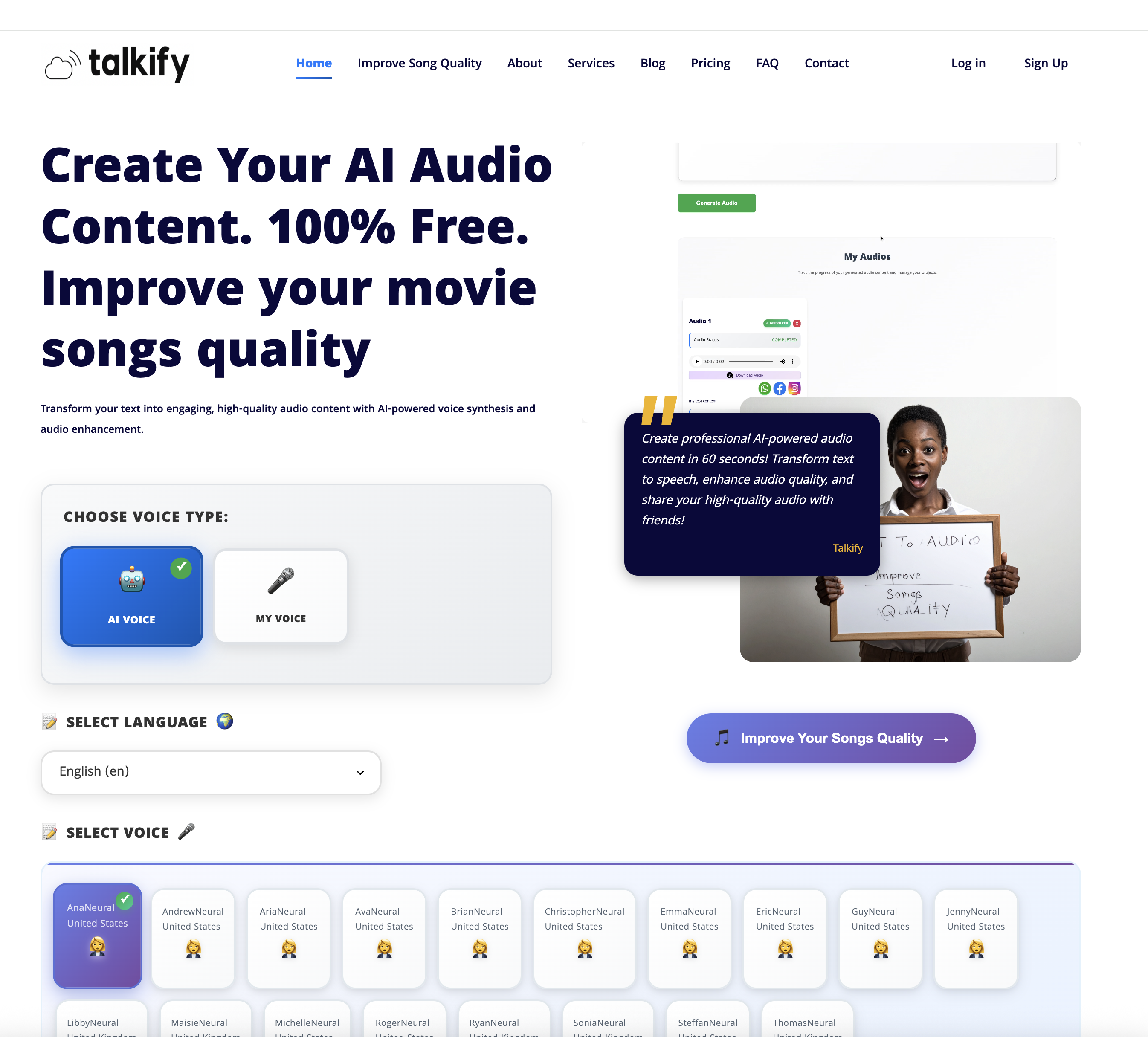 Talkify screenshot 1
