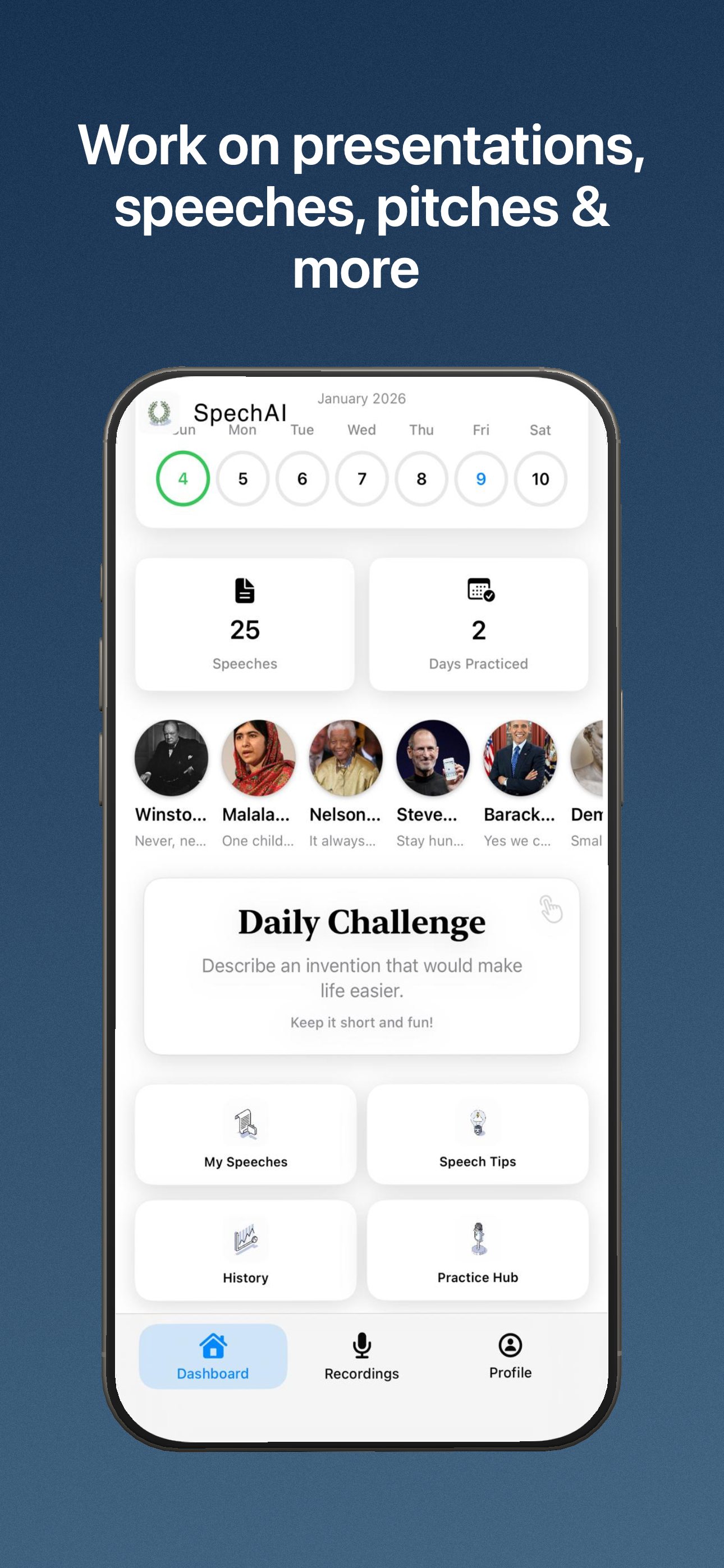 SpechAI: Public Speaking Coach screenshot 2