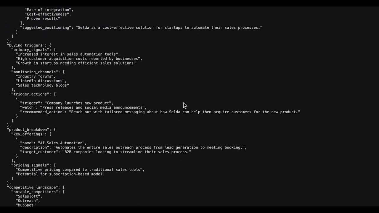 Selda API screenshot 1