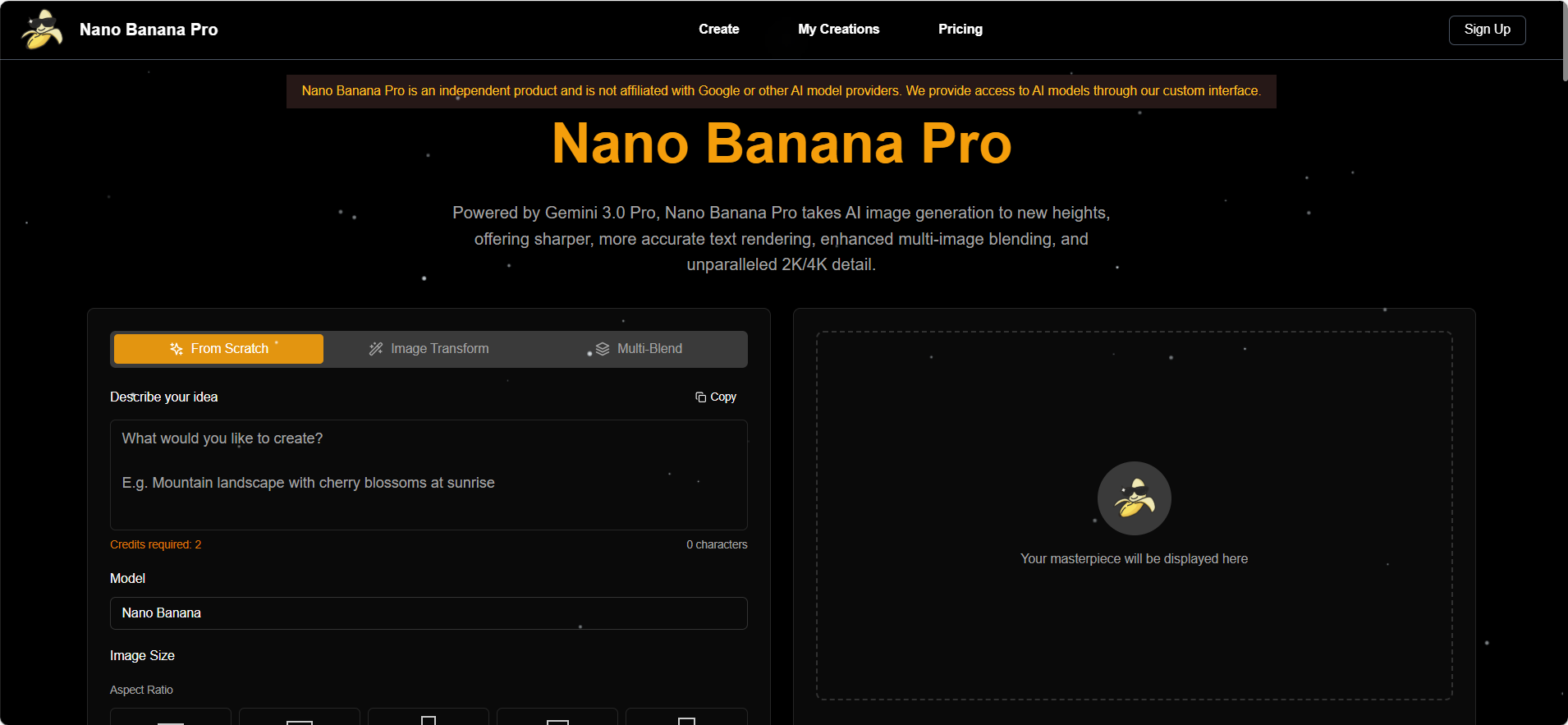 Nano Banana Pro: 4K AI Image Generator screenshot 1
