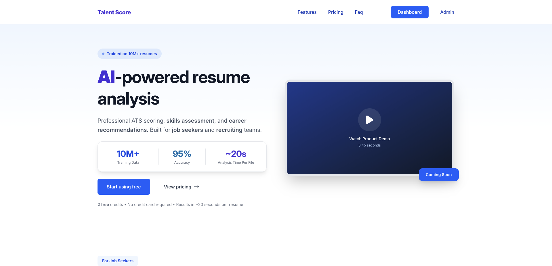 Talent Score screenshot 1