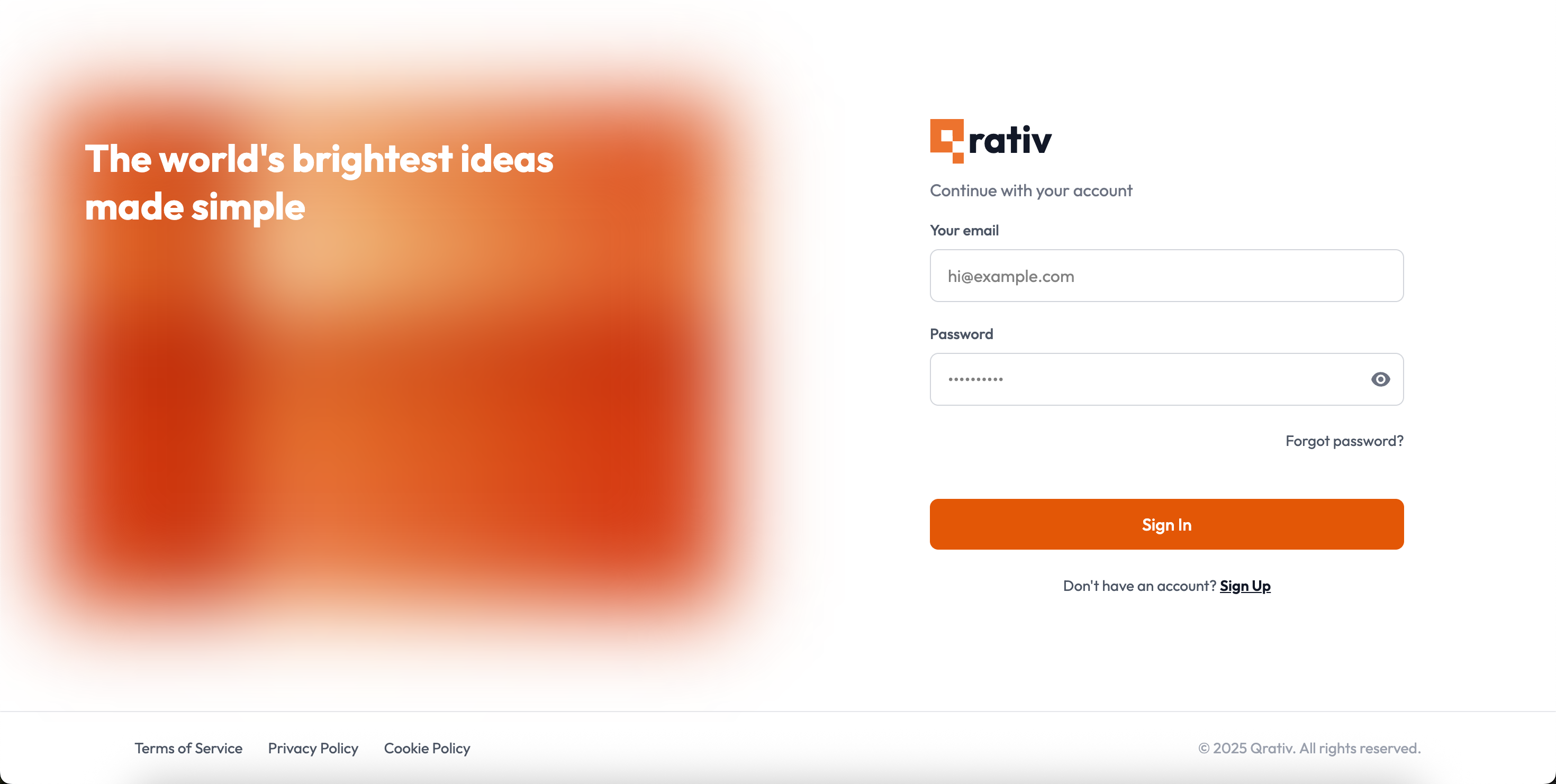 Qrativ screenshot 1