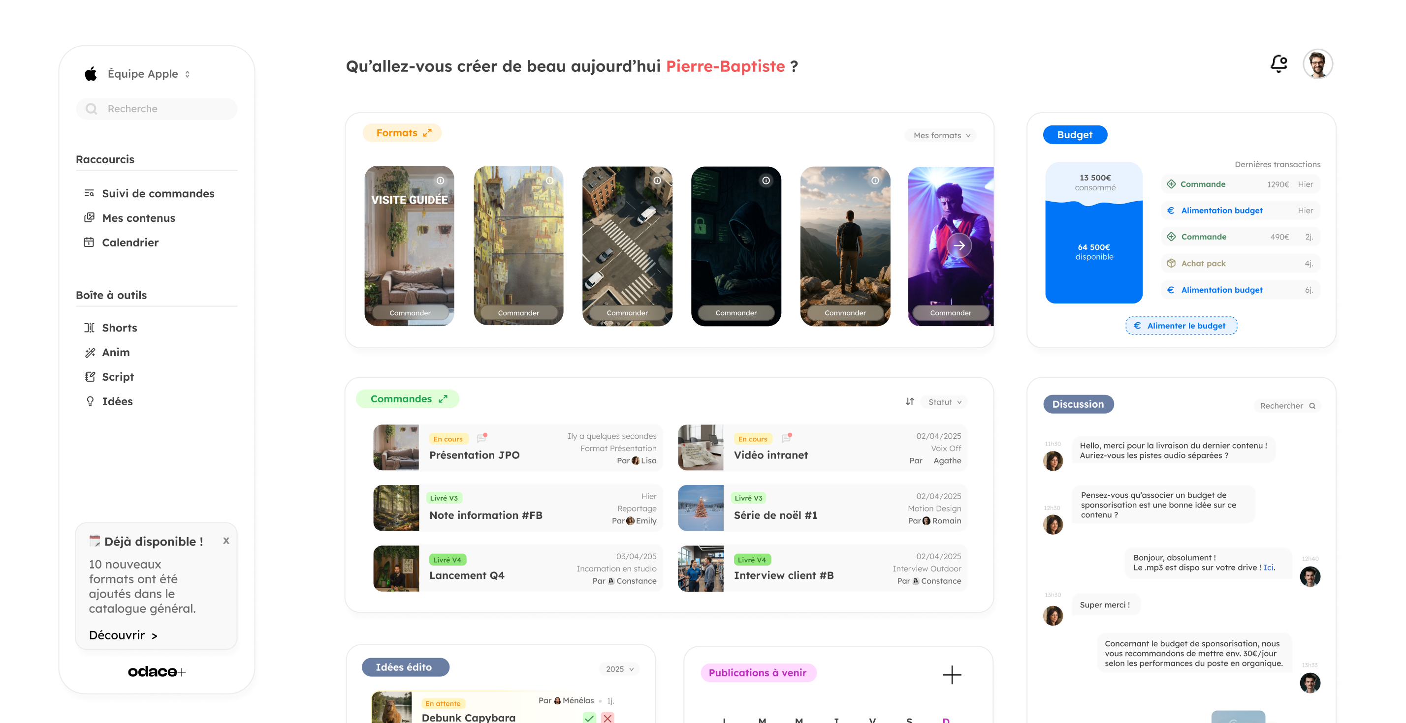 Odace+ screenshot 1