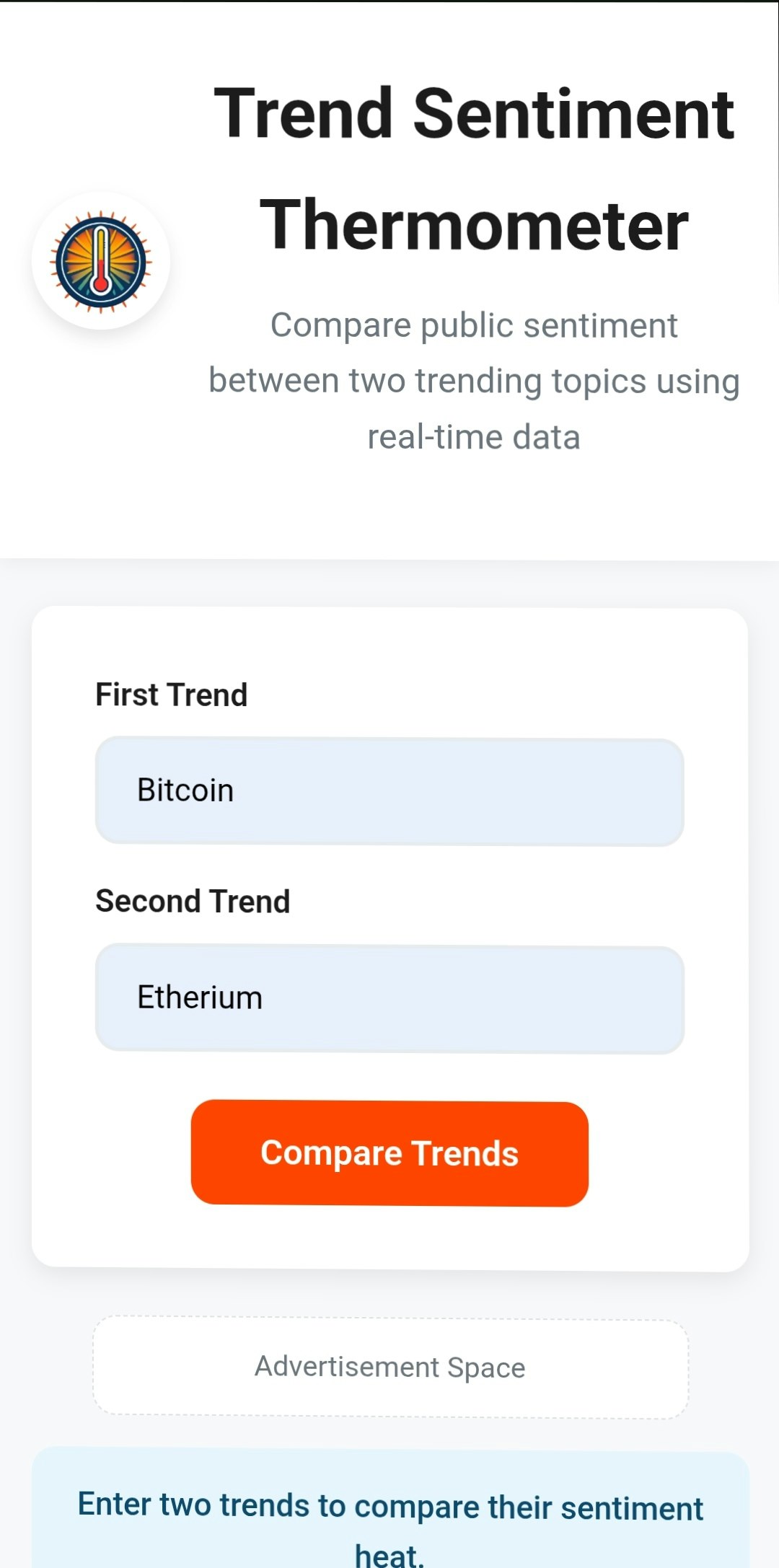 Trend Sentiment Analyzer screenshot 3