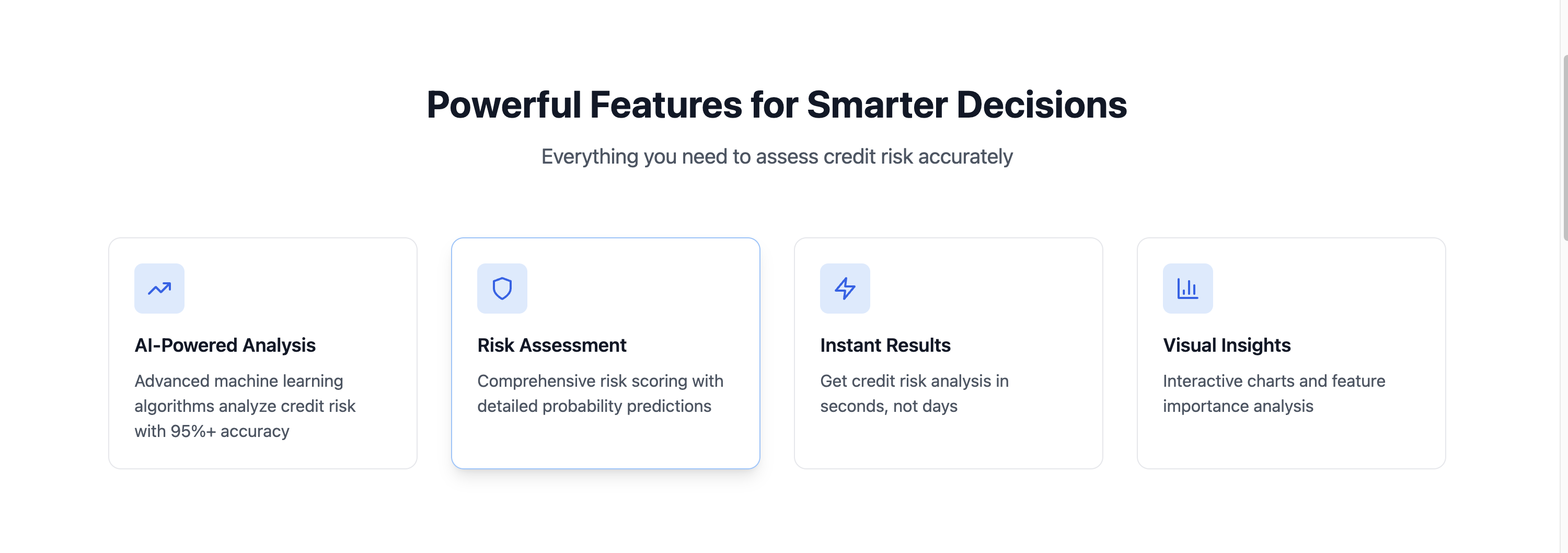 AI credit risk analyser screenshot 5
