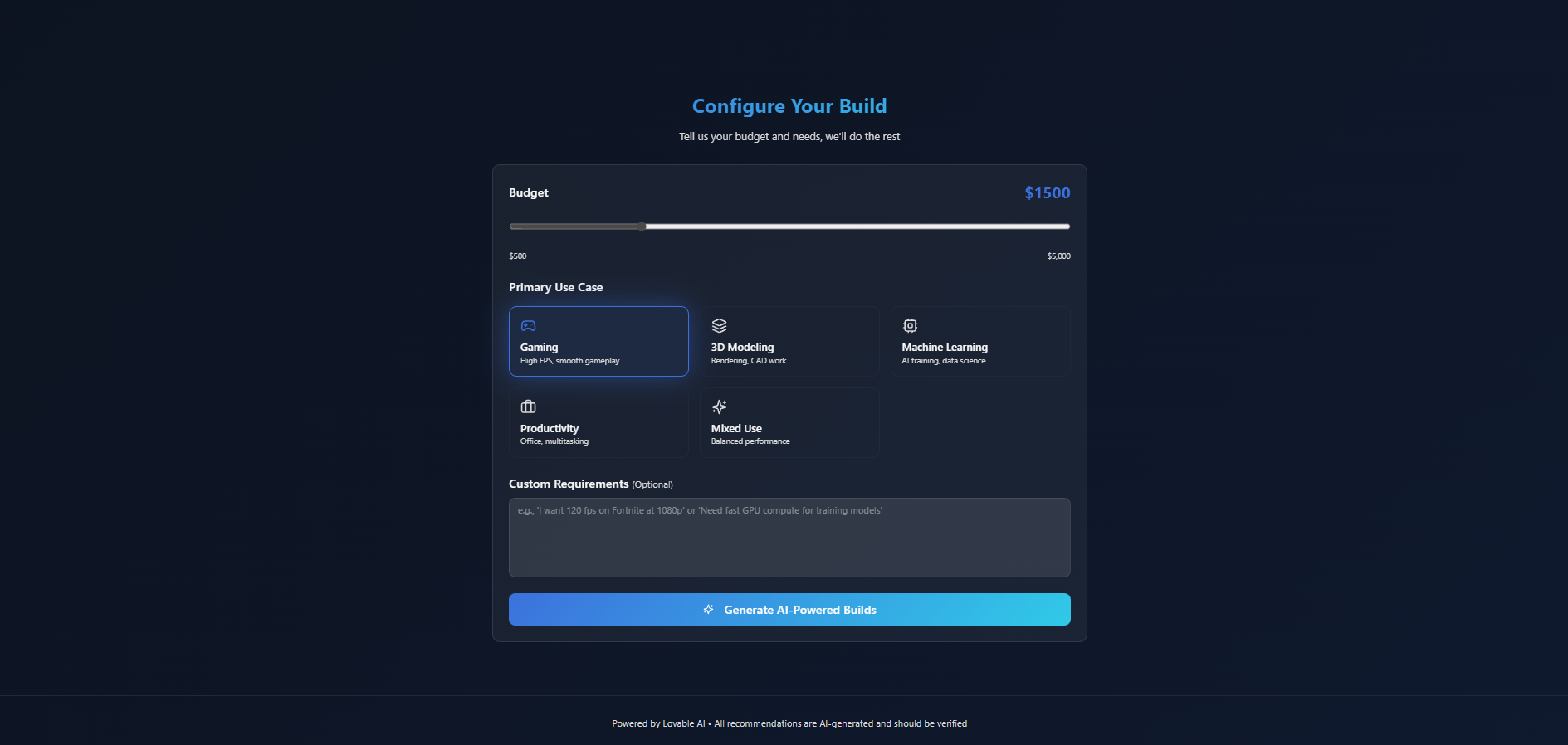 BuildMate screenshot 2