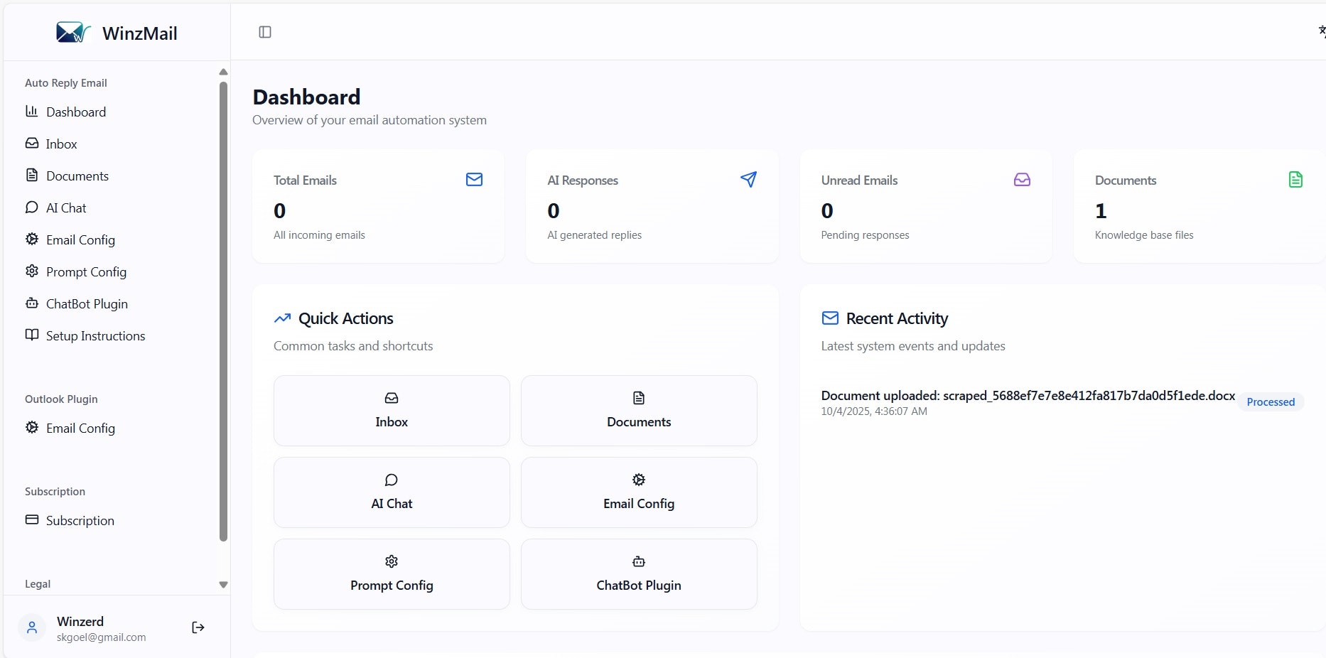 WinzMail screenshot 1