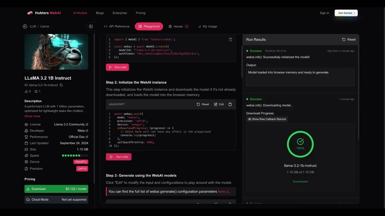 Hubters WebAI screenshot 15
