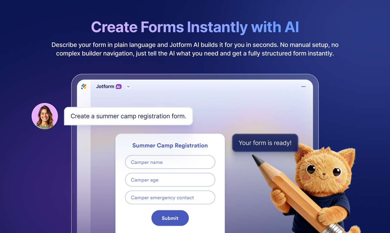 Jotform AI screenshot 2