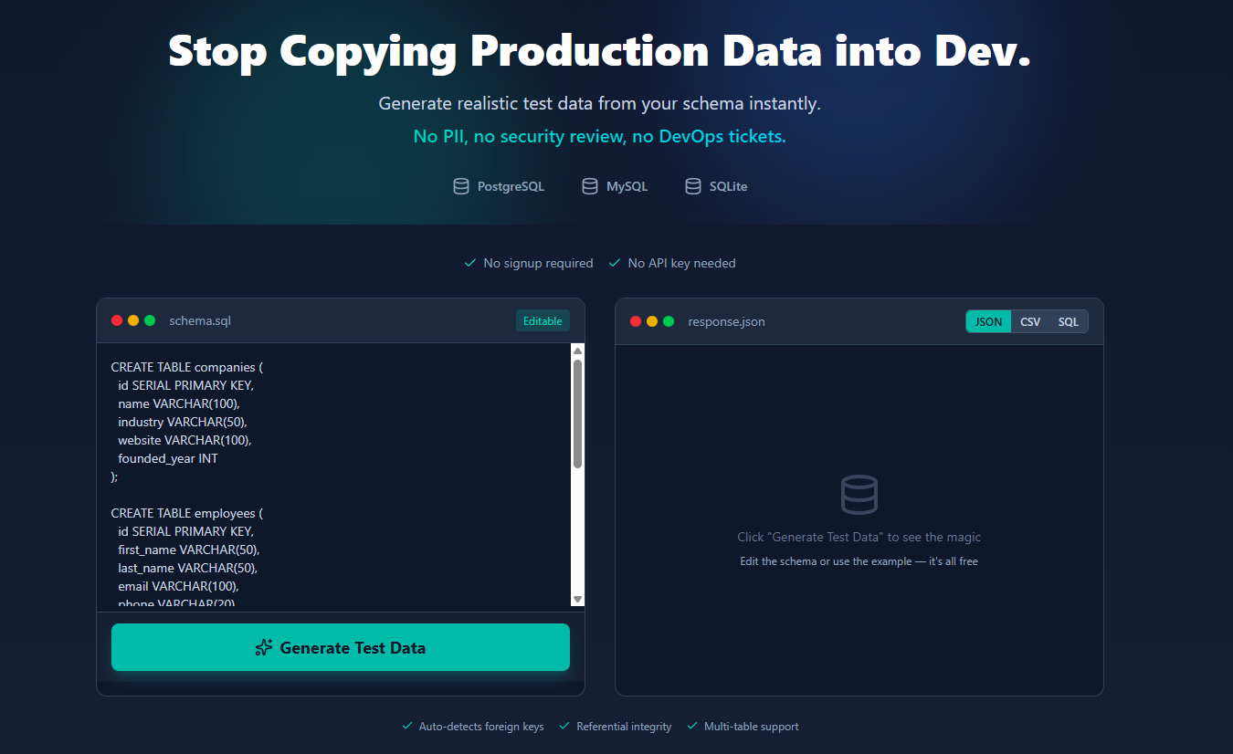 DDL to Data screenshot 3
