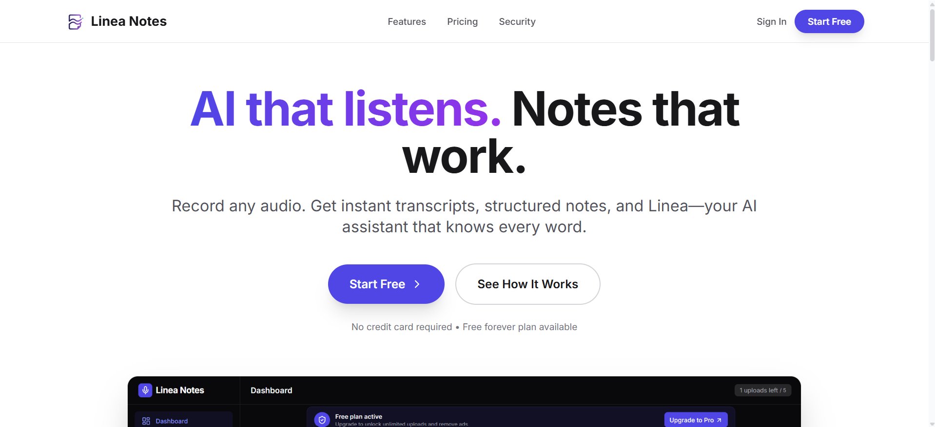 Linea Notes screenshot 1