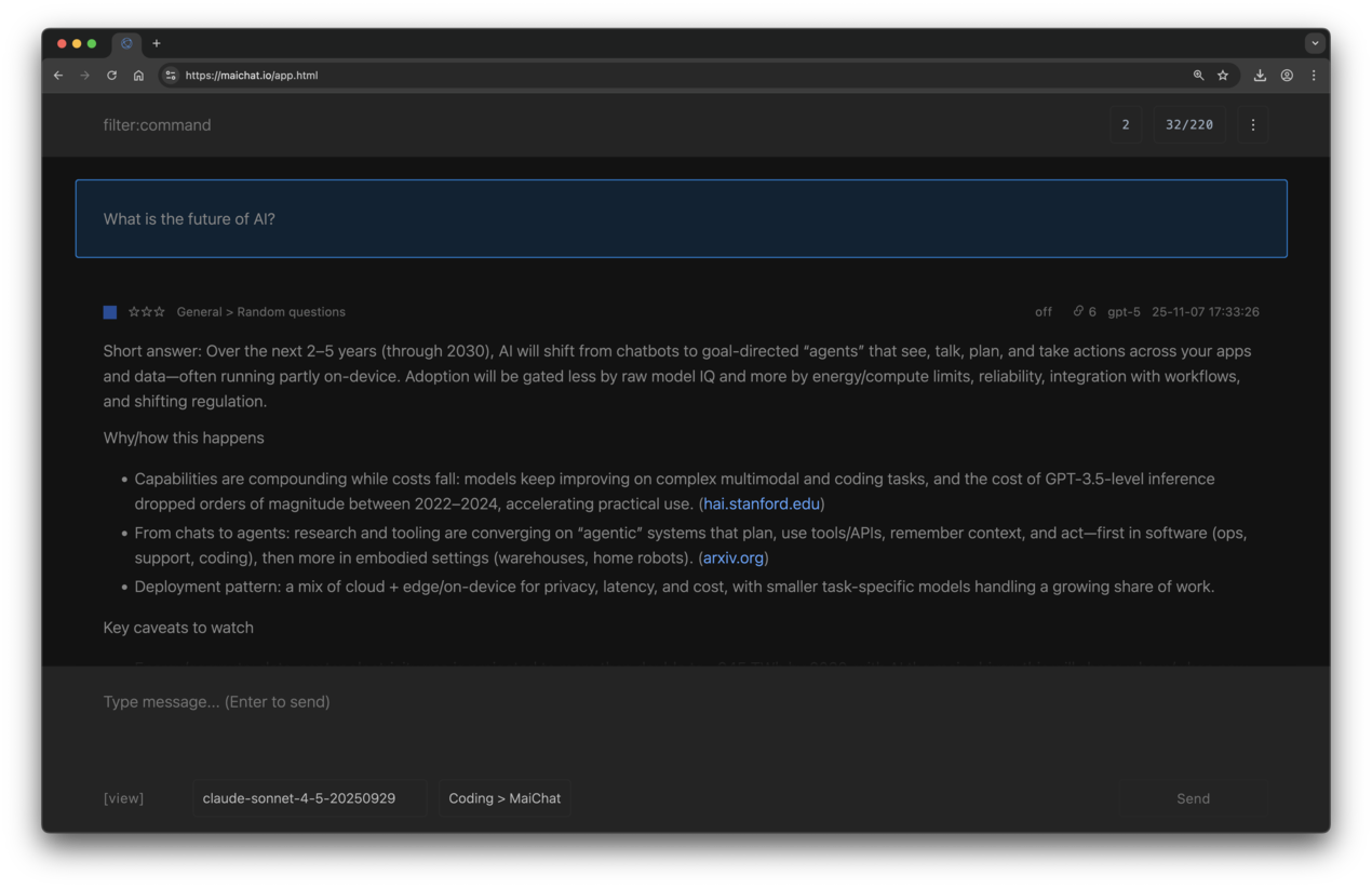 MaiChat screenshot 2