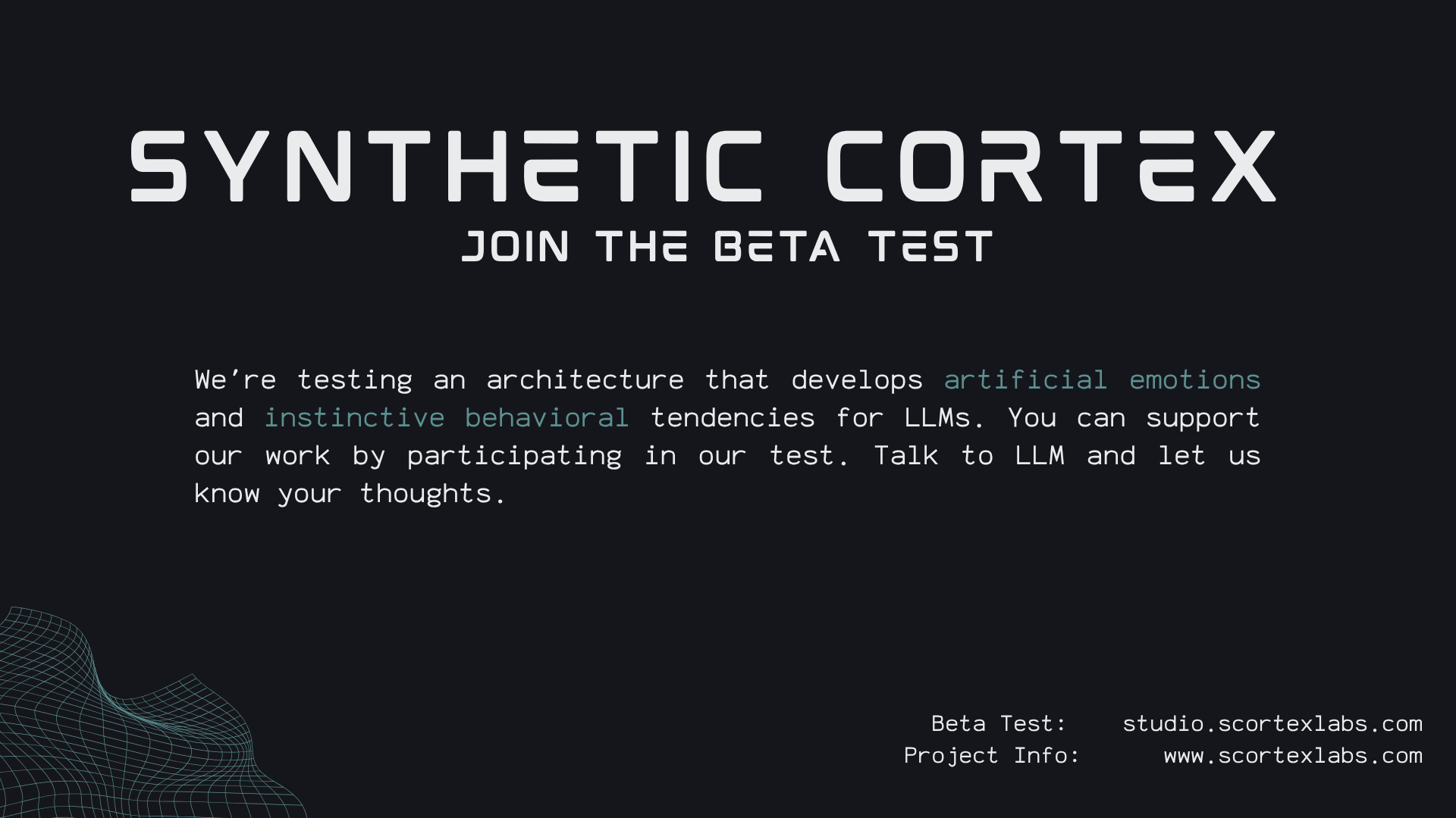 SYNTHETIC CORTEX Beta Test screenshot 3
