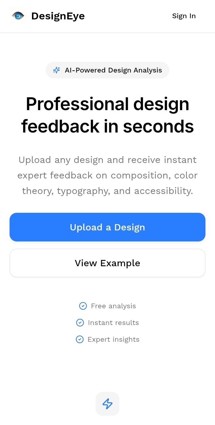 DesignEye screenshot 1