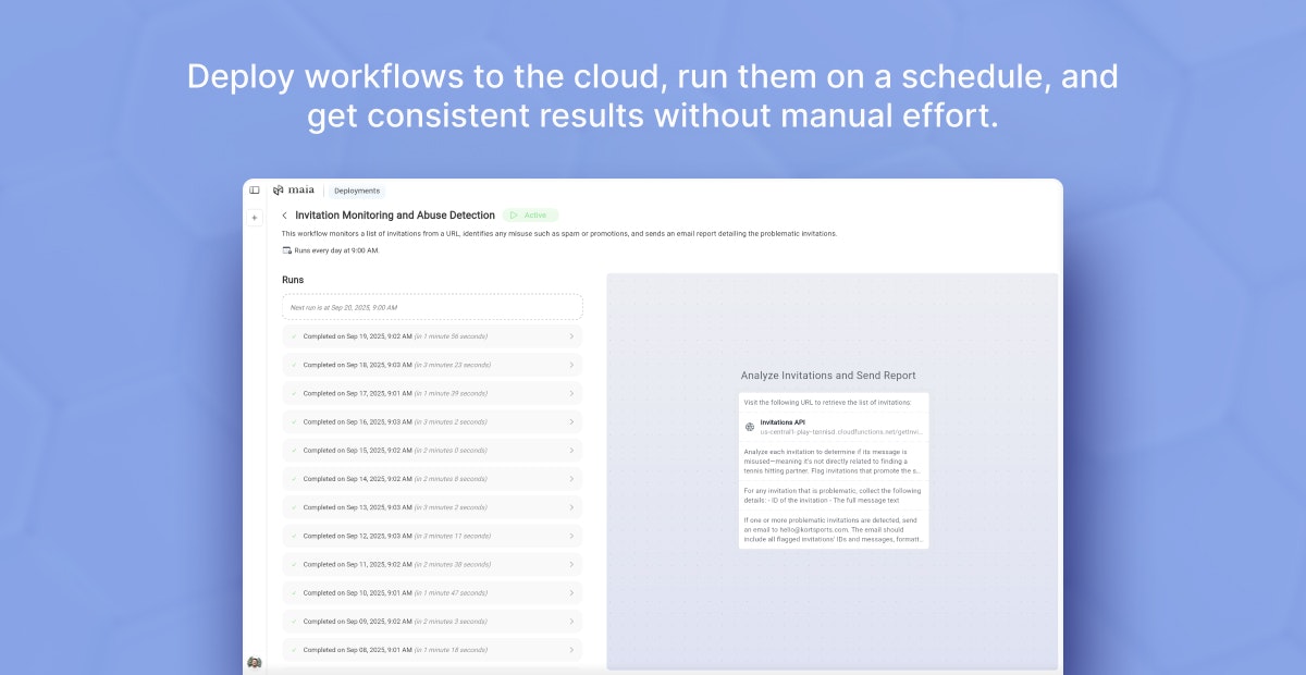 maia.is your AI that gets things done screenshot 2
