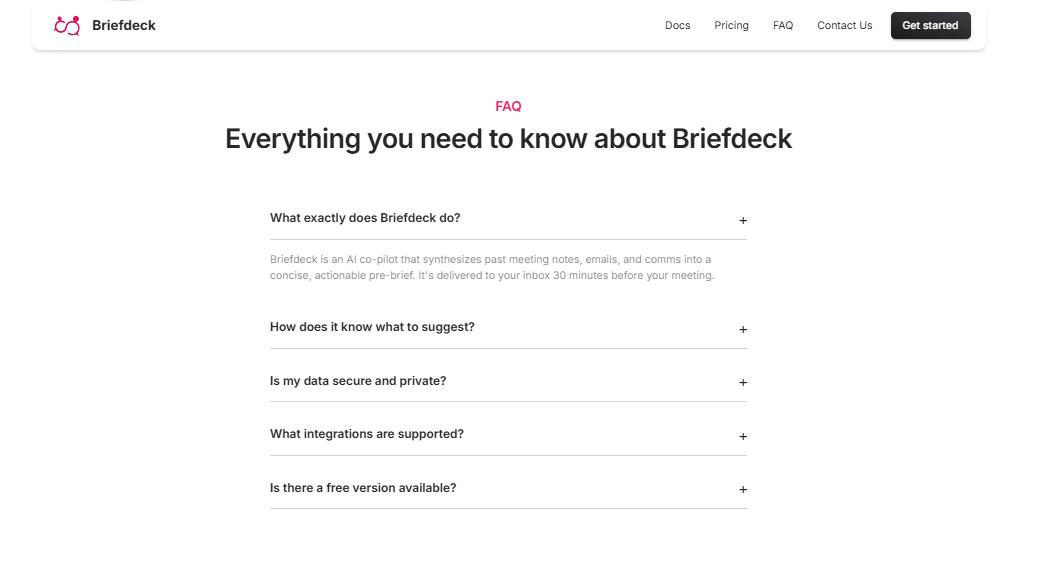 Briefdeck screenshot 5
