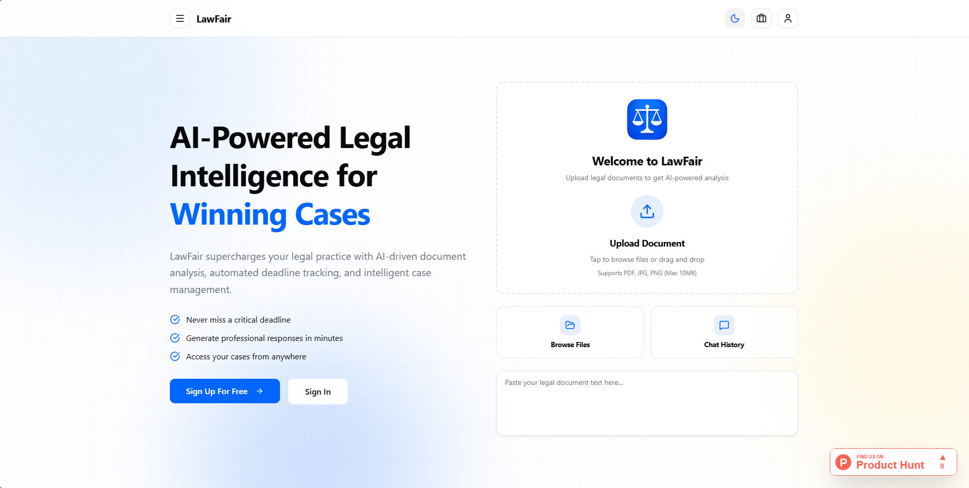 LawFair screenshot 2