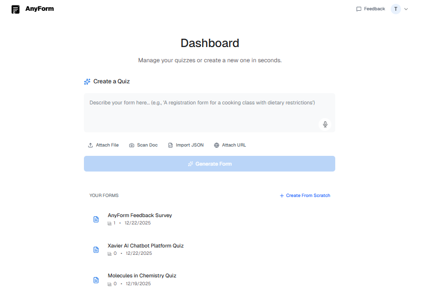 AnyForm screenshot 2