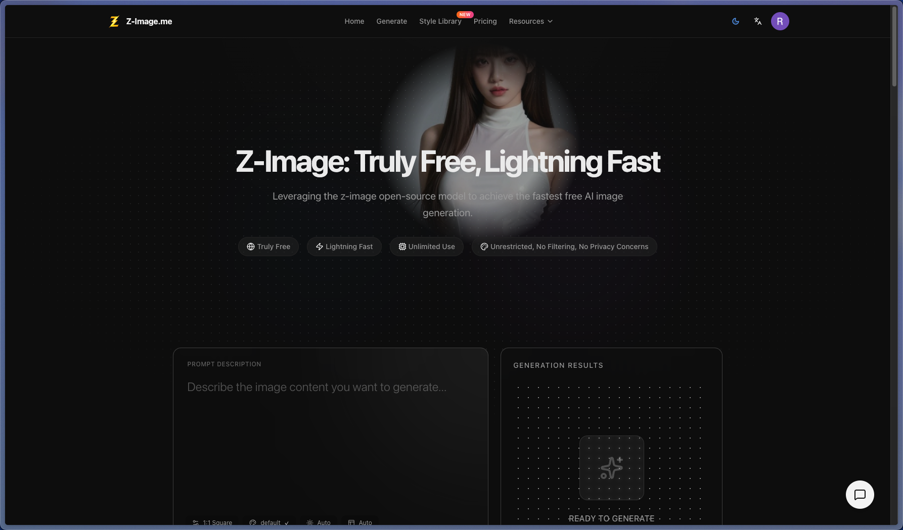 z-image screenshot 1
