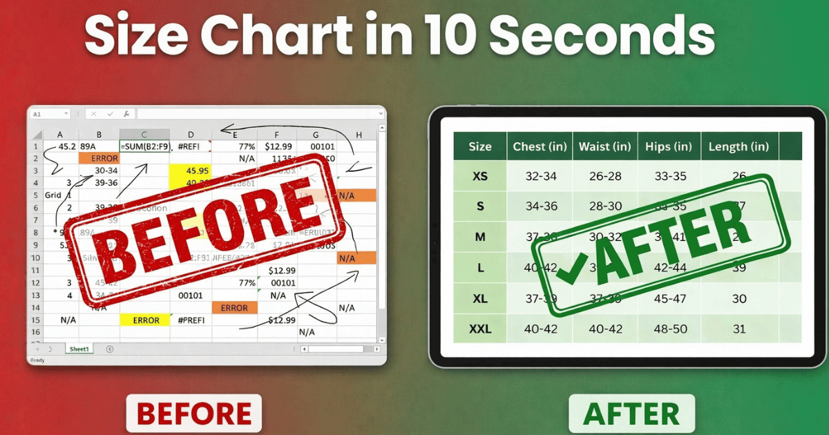 Size Chart Shop screenshot 2