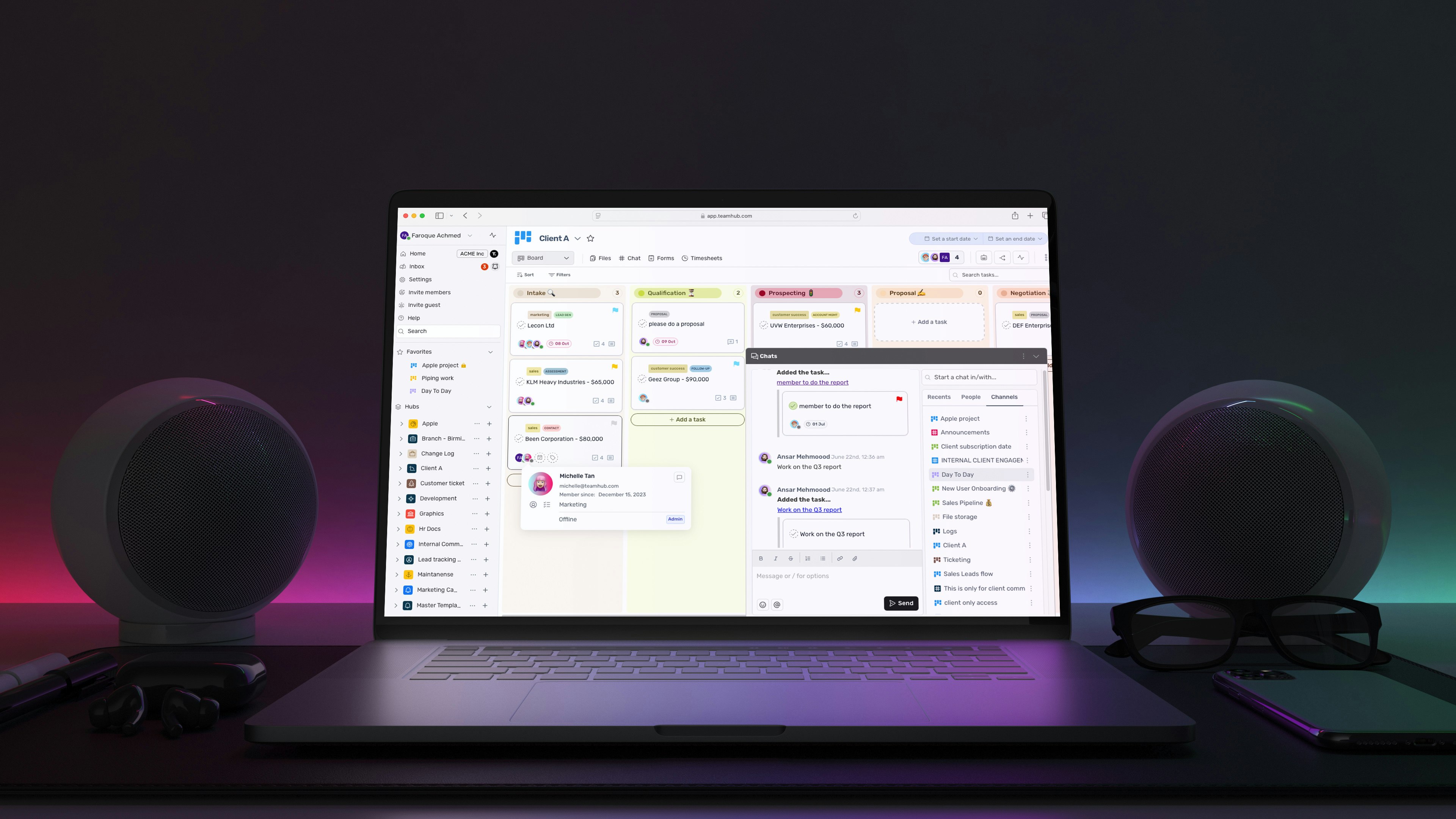 Teamhub Unlimited Users Plan screenshot 1