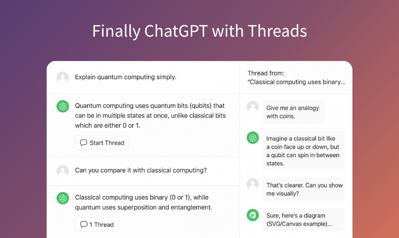 ThreadGPT screenshot 1