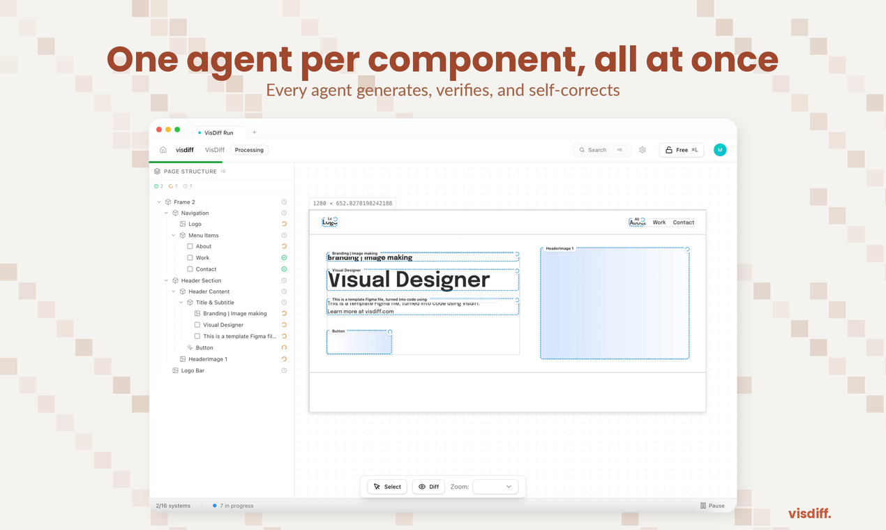 Visdiff screenshot 4