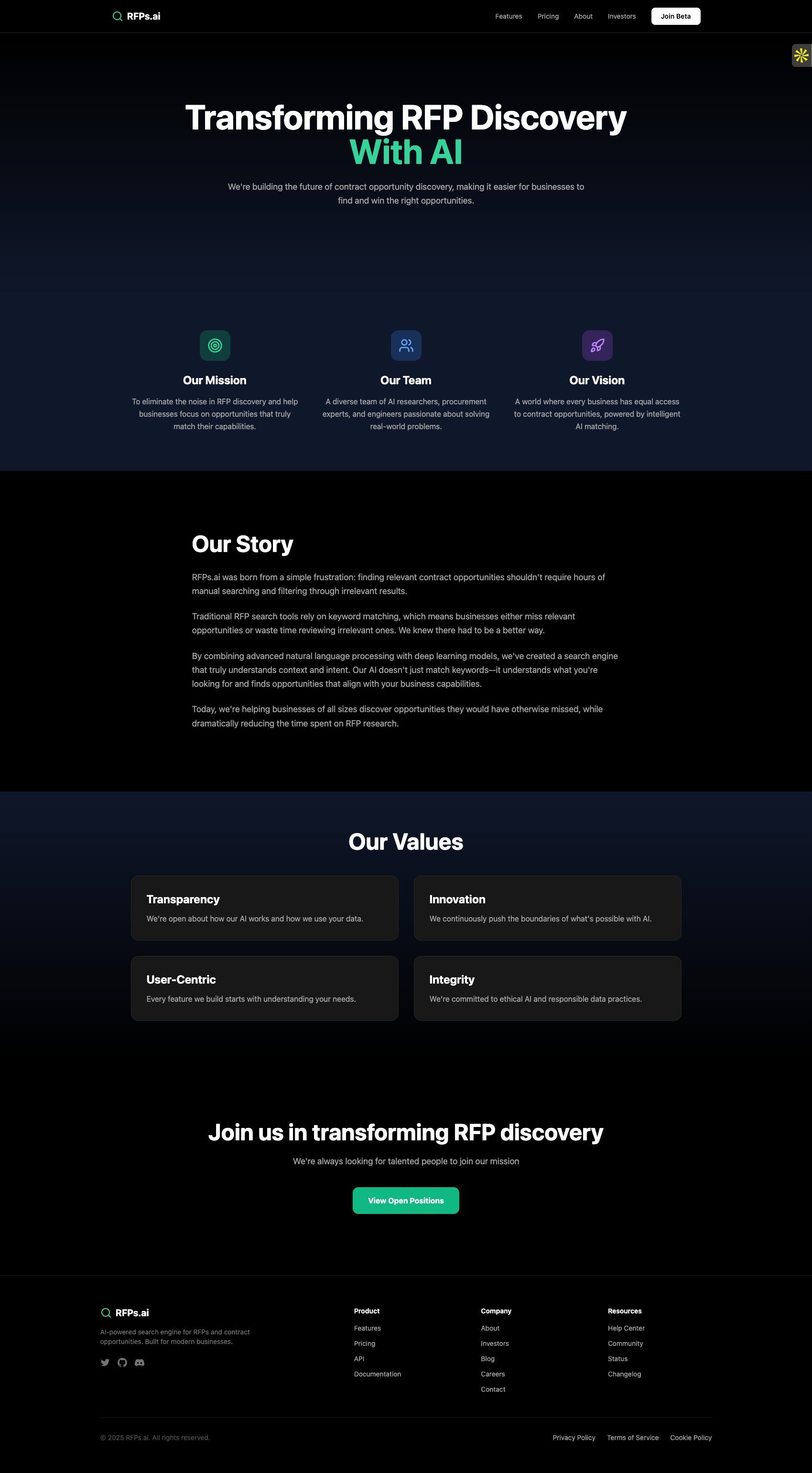 RFPs.ai screenshot 2
