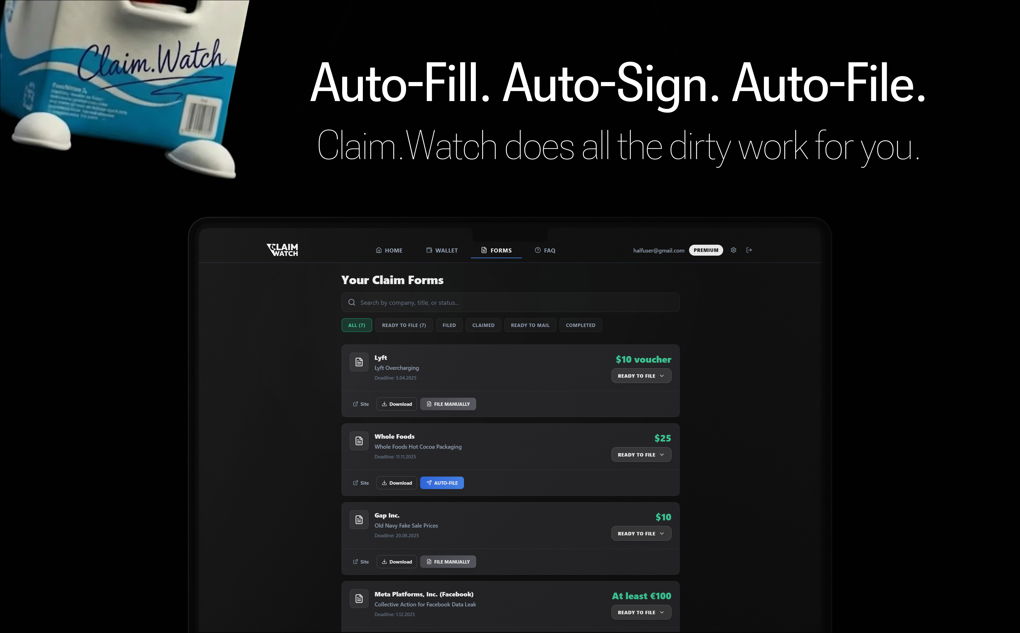 Claim.Watch screenshot 4