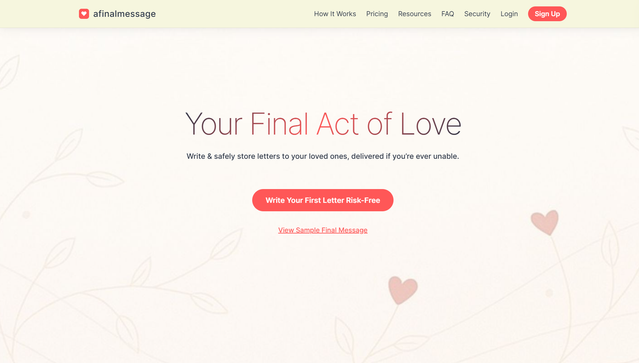 A Final Message screenshot 1