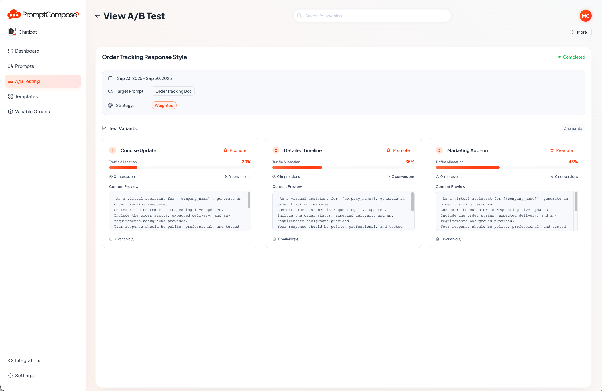 PromptCompose - Beta screenshot 12