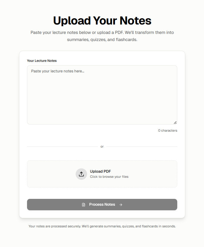 Summarizer screenshot 2