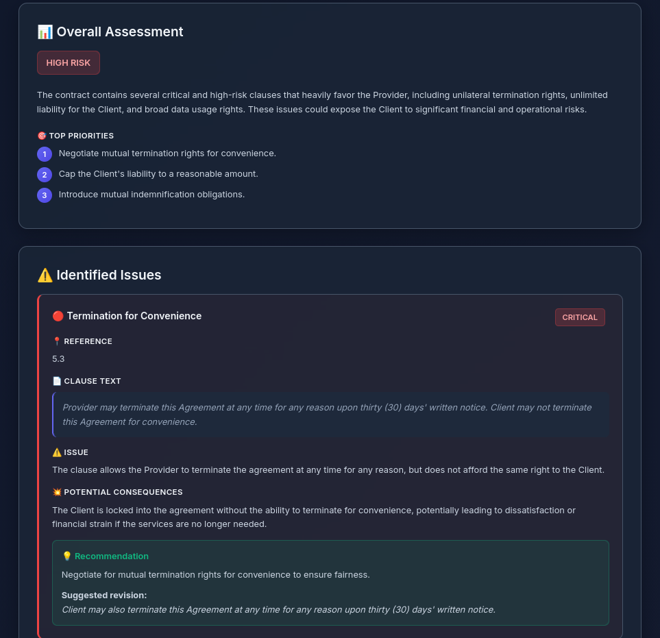 ReviewMyContract screenshot 3