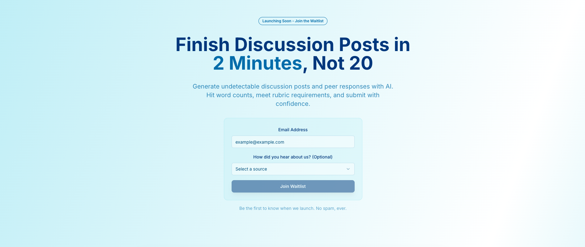 Discussion AI screenshot 1