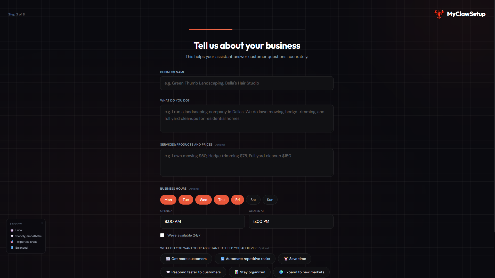 MyClawSetup screenshot 6