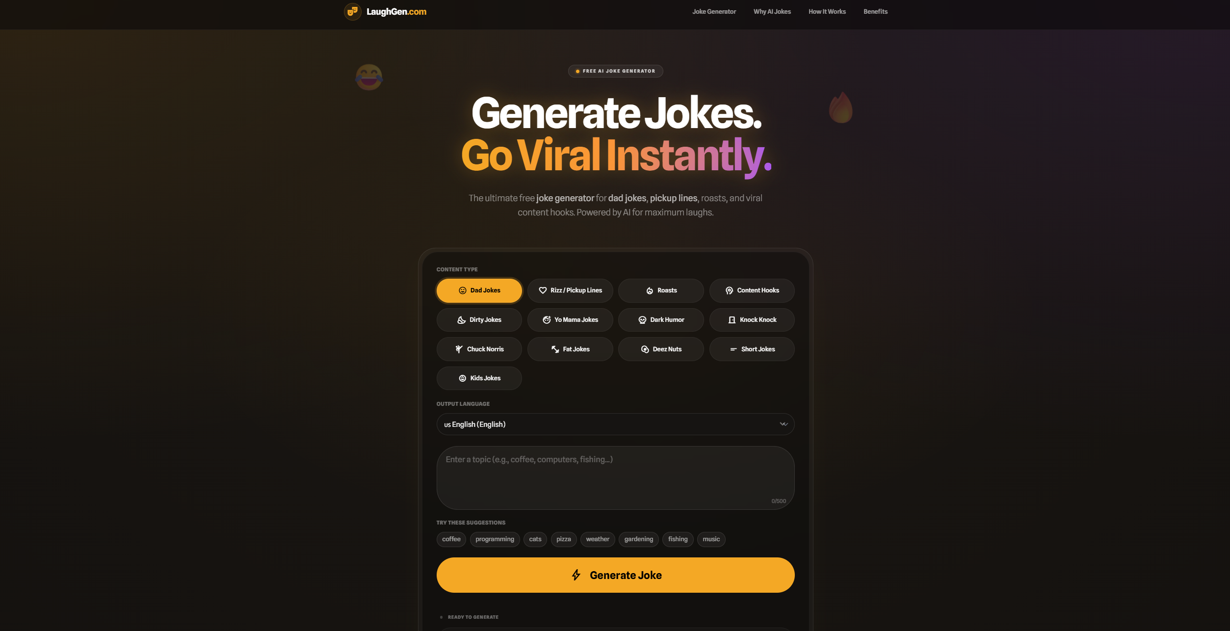 LaughGen screenshot 2