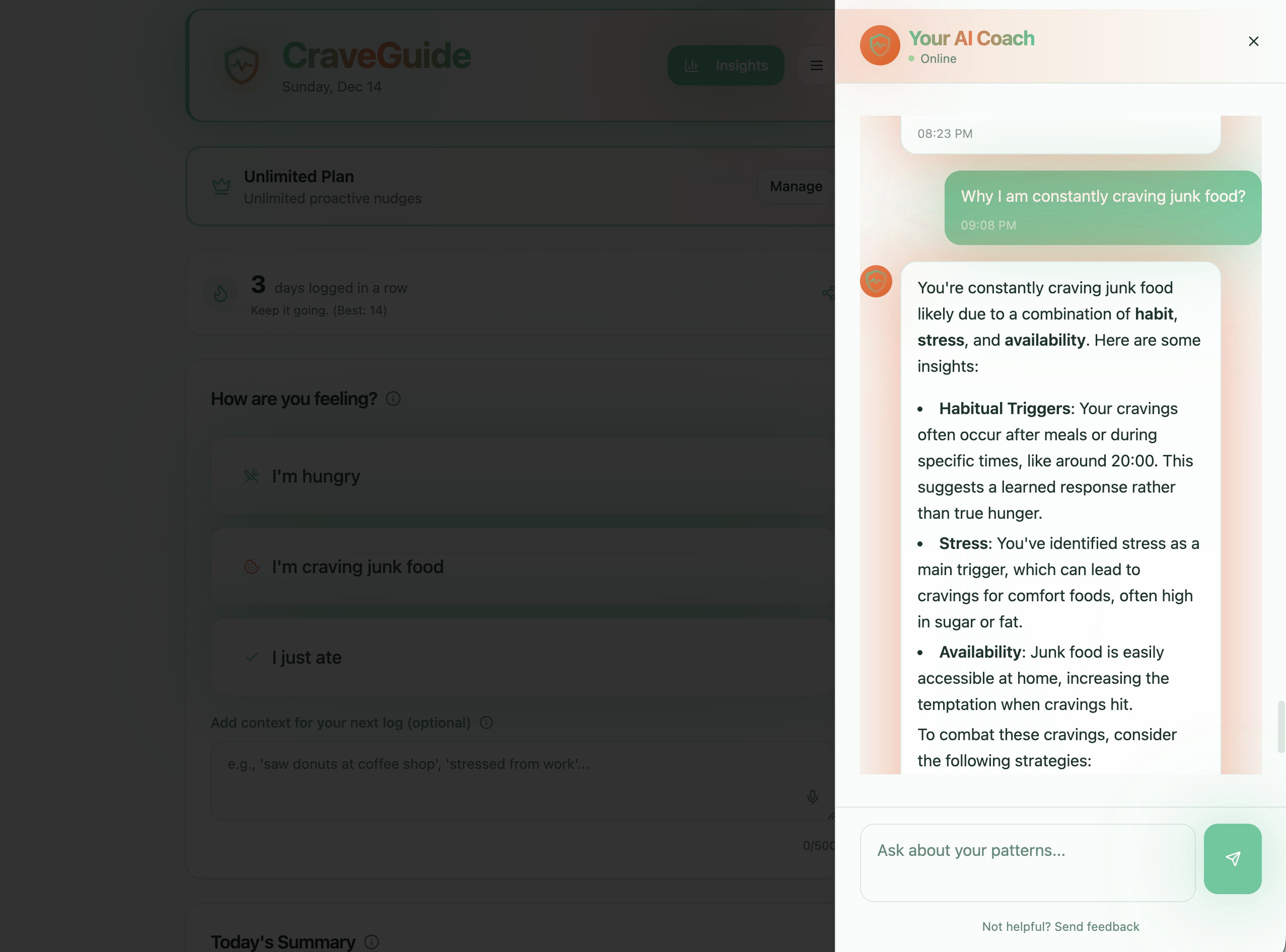 Crave Guide Ai screenshot 5