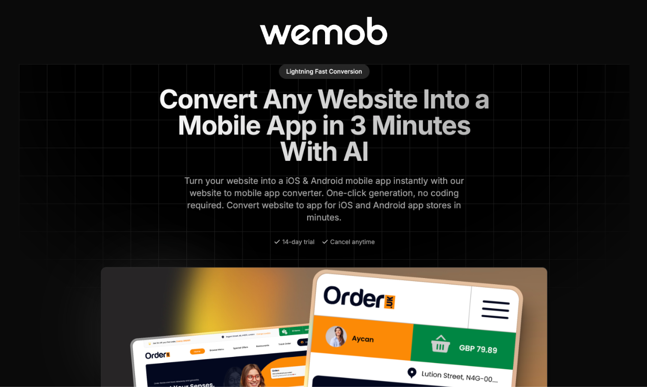Wemob screenshot 1