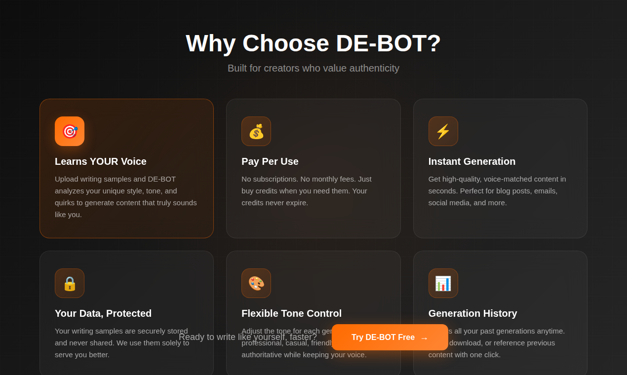DE-BOT screenshot 4
