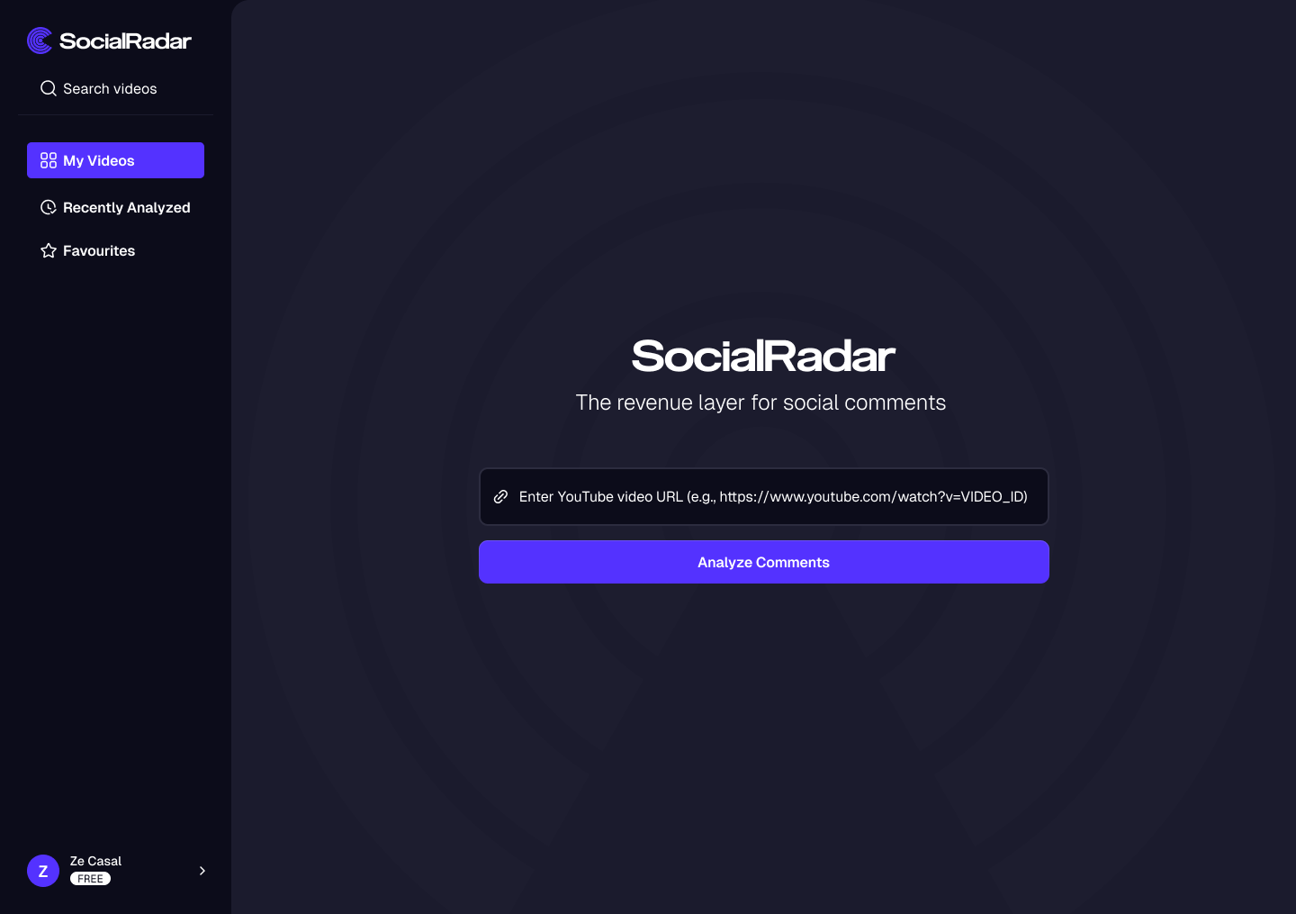 Social Radar screenshot 1
