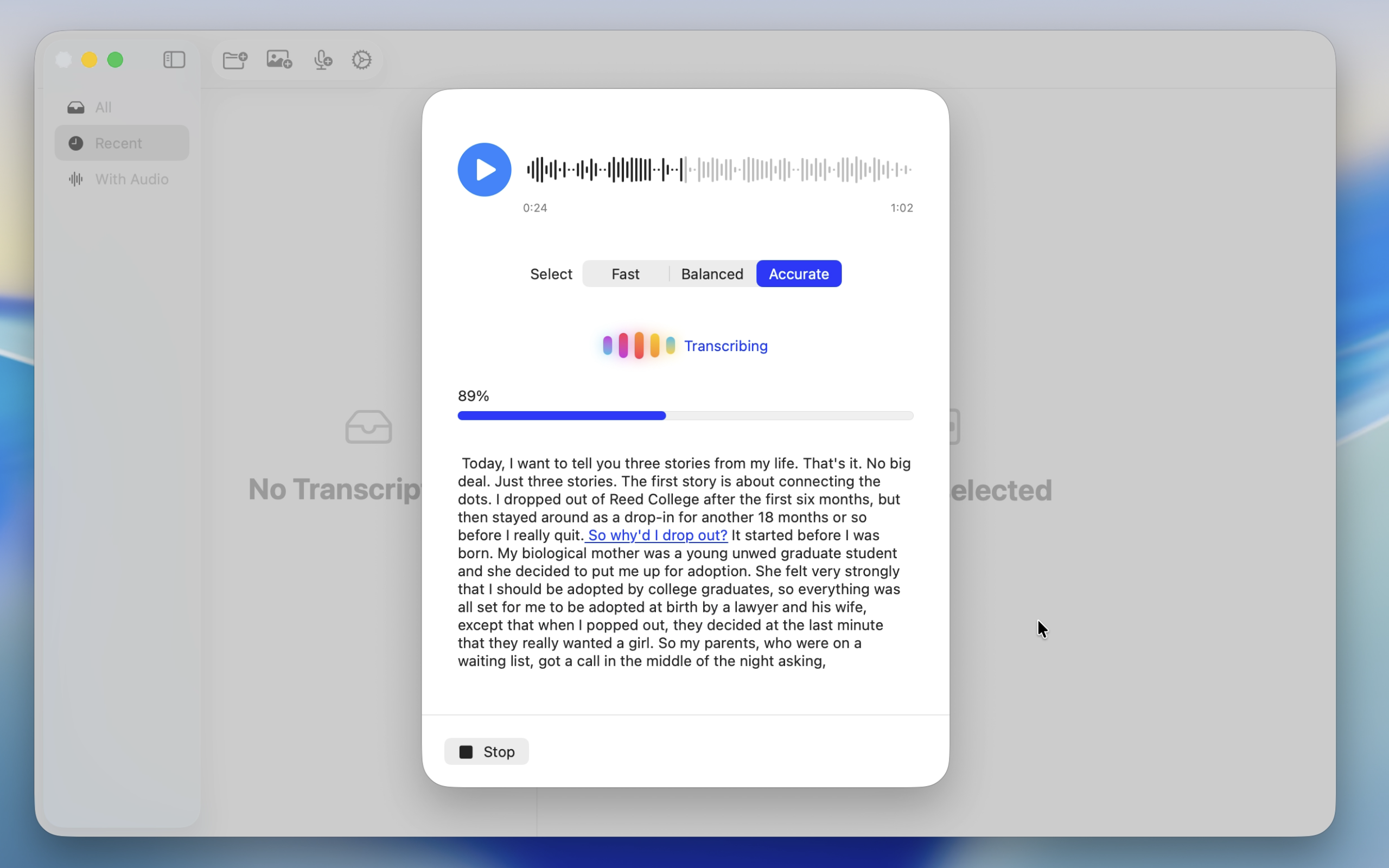 Hello Transcribe 4 screenshot 3