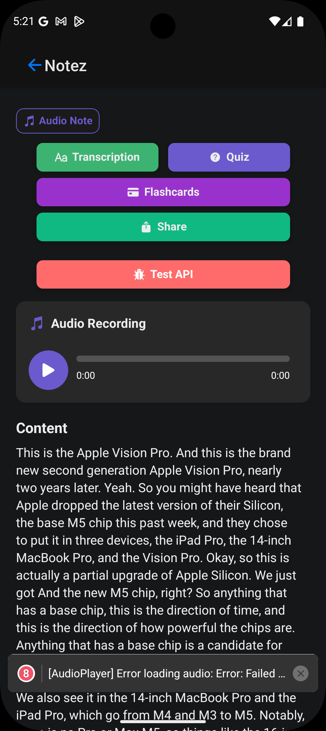 WizNote screenshot 2