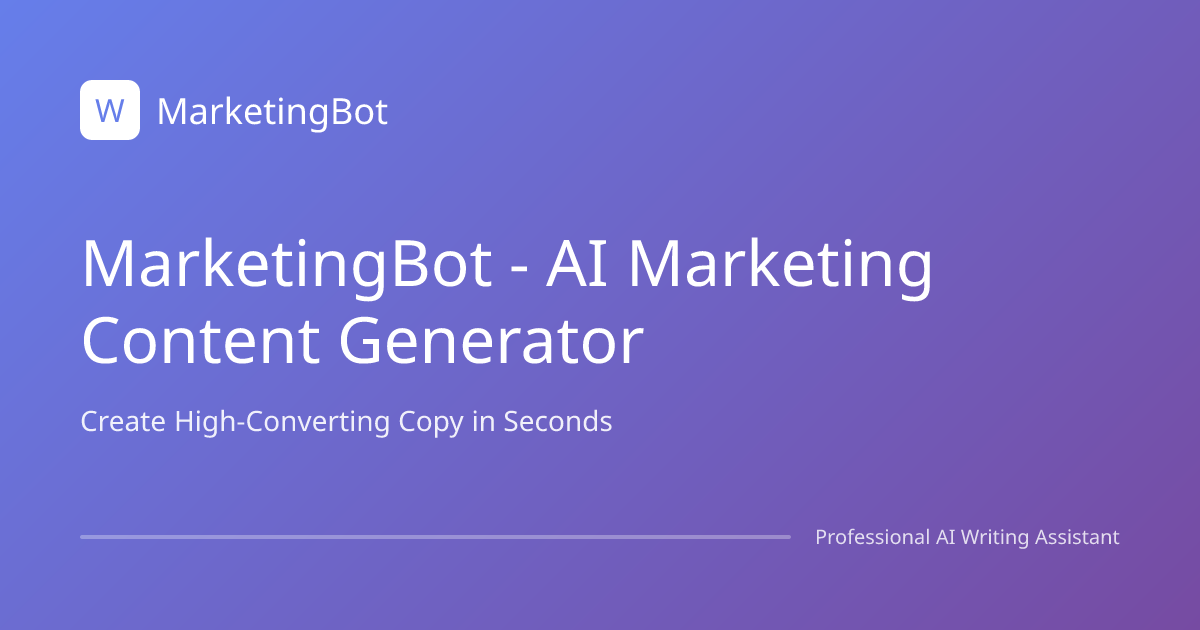 MarketingBot screenshot 1